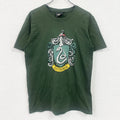 Harry Potter　ハリーポッター　Slytherin　スリザリン　半袖プリントムービーTシャツ　深緑　ディープグリーン　Lサイズ