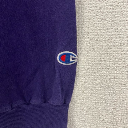 古着 used　champion　チャンピオン　長袖カレッジプリントTシャツ　ロンT　紫　カンザス州立大学　レトロ　Lサイズ