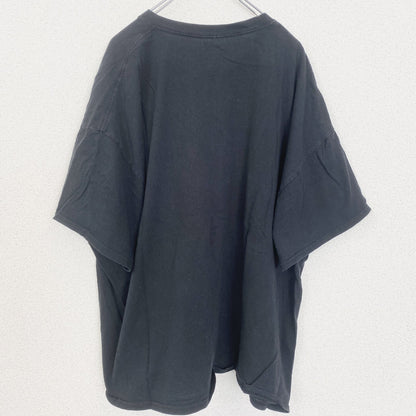 古着 used　GILDAN　ギルダン　半袖プリントTシャツ　ドリル　工具　レトロ　クルーネック　黒　ブラック　XXXLサイズ