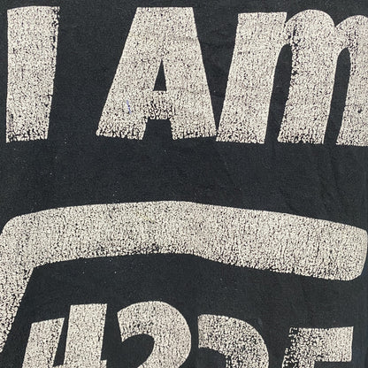 ANVIL　アンヴィル　半袖プリントTシャツ　年齢T　ルート　4連プリント　黒　ブラック　Lサイズ