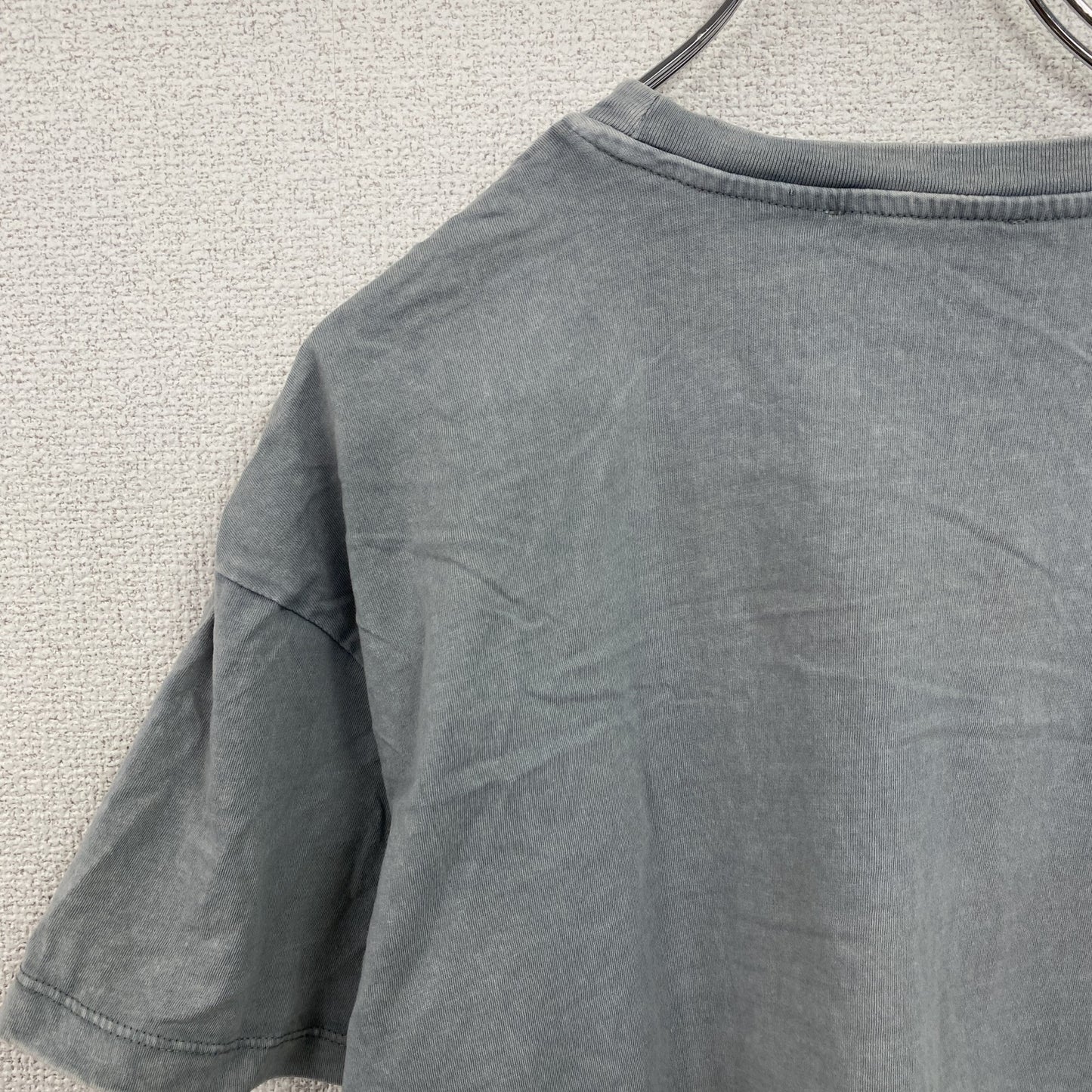 PULL＆BEAR　AC/DC　半袖プリントTシャツ　バンドT　グレー　Sサイズ