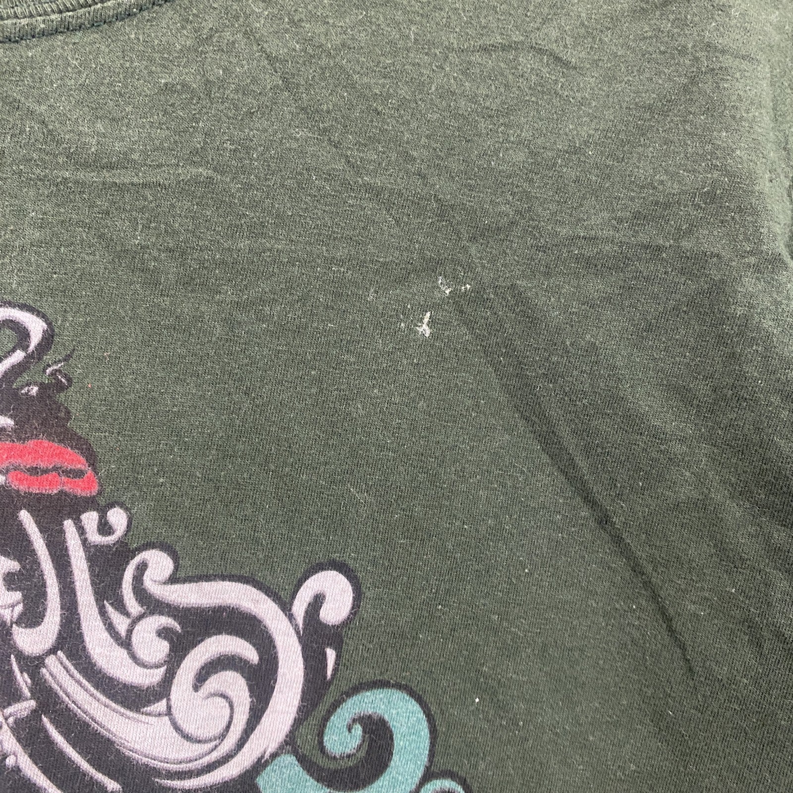 Harry Potter　ハリーポッター　Slytherin　スリザリン　半袖プリントムービーTシャツ　深緑　ディープグリーン　Lサイズ