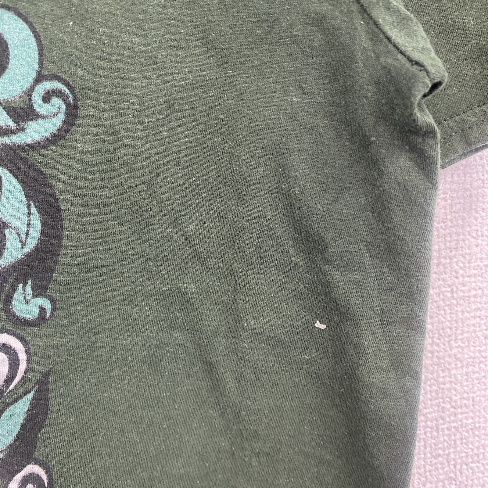 Harry Potter　ハリーポッター　Slytherin　スリザリン　半袖プリントムービーTシャツ　深緑　ディープグリーン　Lサイズ