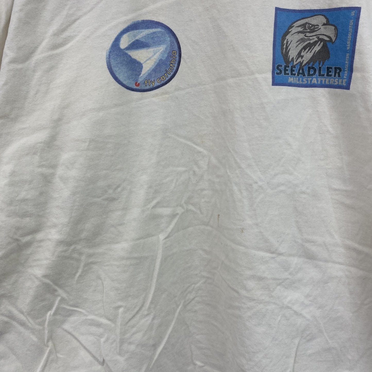 JERZEES　ジャージーズ　半袖プリントTシャツ　オフホワイト　XLサイズ