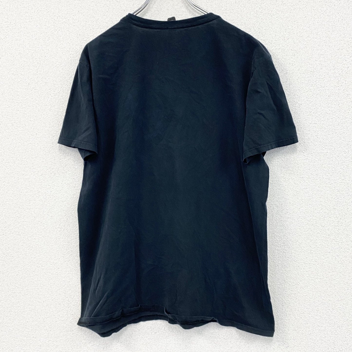 ANVIL　アンヴィル　半袖プリントTシャツ　年齢T　ルート　4連プリント　黒　ブラック　Lサイズ