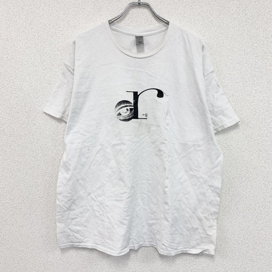 ROTA supply　ロタサプライ　半袖プリントＴシャツ　ハイエナ　目玉　クルーネック　白　ホワイト　XLサイズ