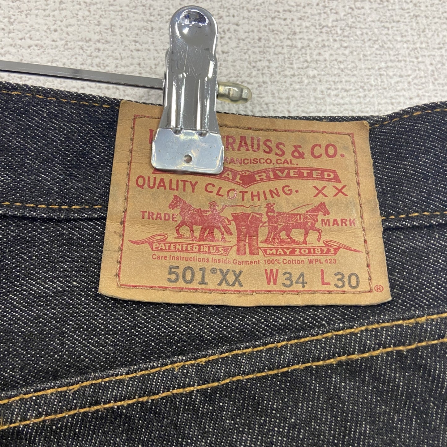 Levi’s　リーバイス　501　デニムパンツ/ジーンズ　ボタンフライ　インディゴ　W34サイズ