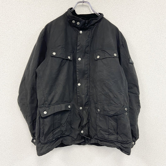 Barbour　バブアー　INTERNATIONAL　オイルドジャケット　中綿入り　黒　ブラック　XLサイズ