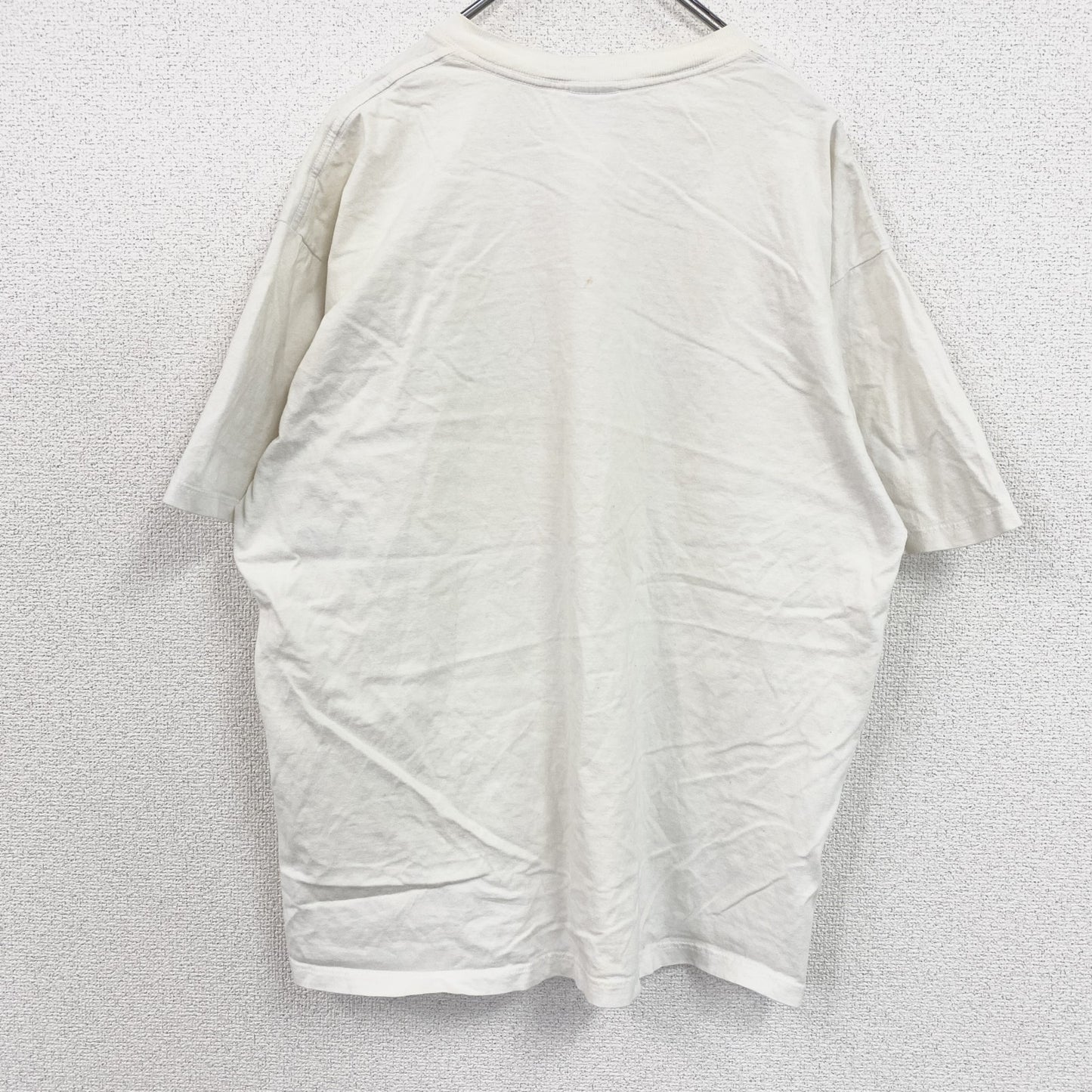 JERZEES　ジャージーズ　半袖プリントTシャツ　オフホワイト　XLサイズ