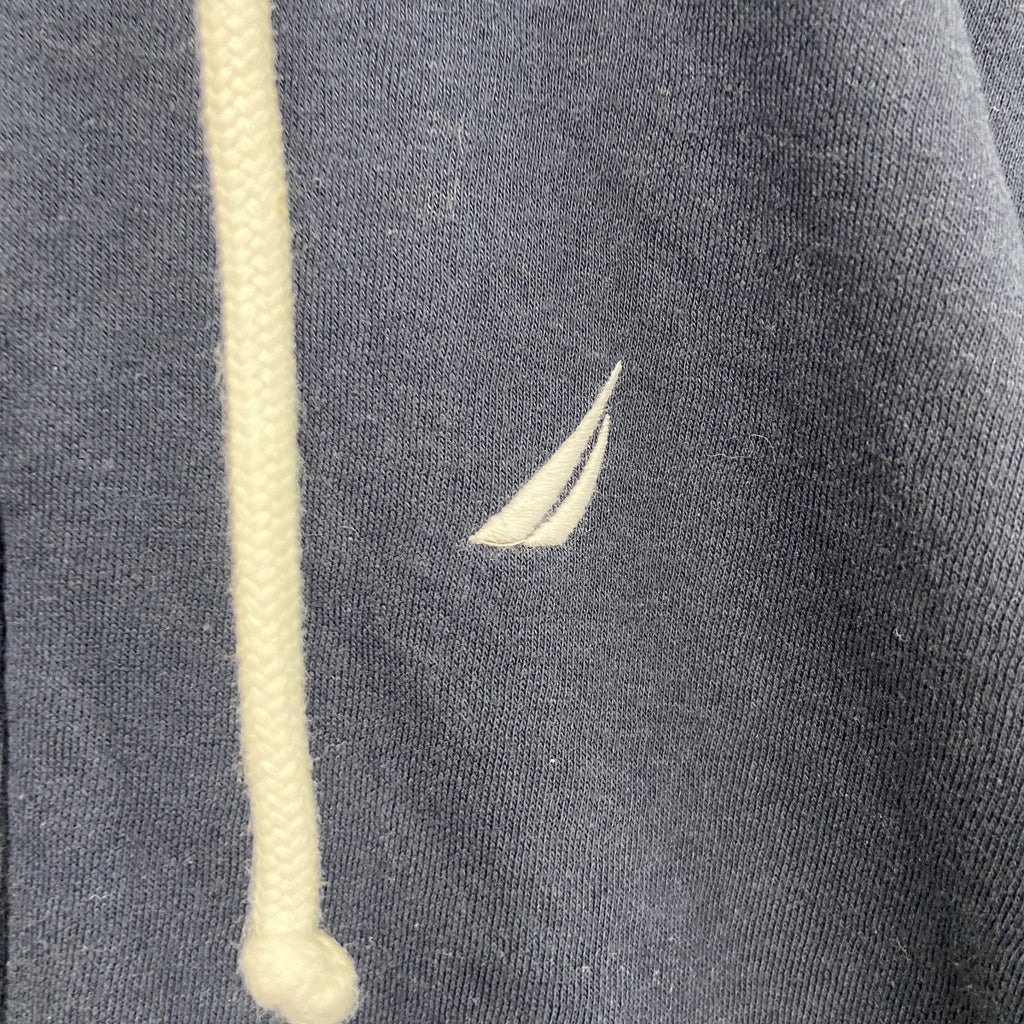 NAUTICA　ノーティカ　フルジップスウェットパーカー/フーディー　刺繍ロゴ　紺　ネイビー　Sサイズ