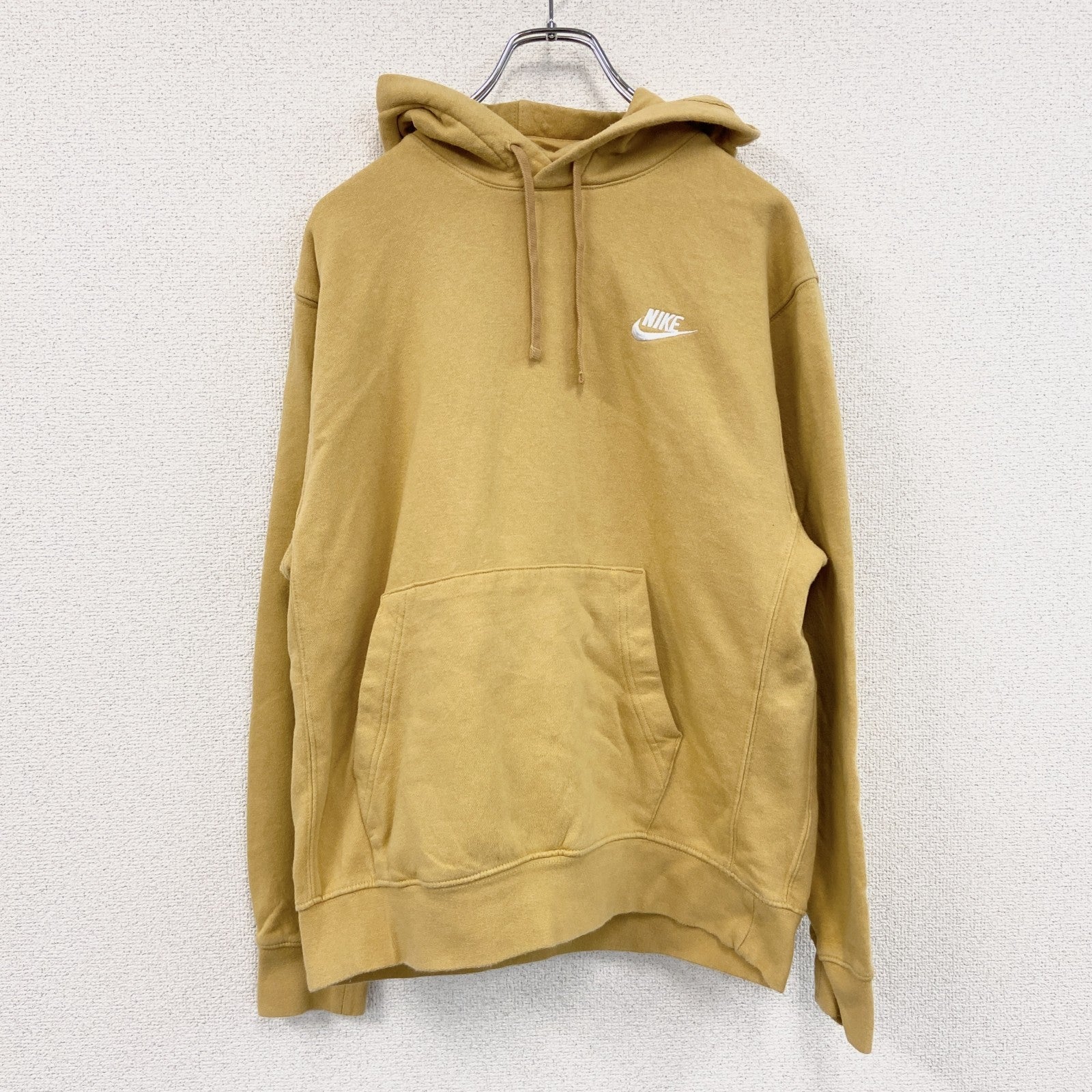 NIKE　ナイキ　スウェットパーカー/フーディー　スウッシュ　黄色　イエロー　Mサイズ