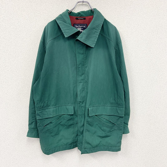 ～90s　Burberry’s　バーバリーズ　ブルゾン　ハーフコート　ヴィンテージ　緑　グリーン