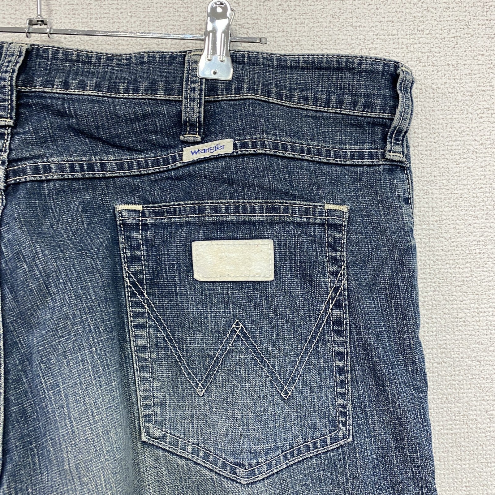 Wrangler　ラングラー　デニムパンツ/ジーンズ　ジップフライ　縦落ち　鬼ヒゲ　インディゴ　38サイズ