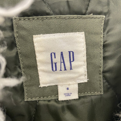 GAP　ギャップ　PRIMALOFT　モッズコート　ミリタリージャケット　ファー付き　カーキ　Sサイズ