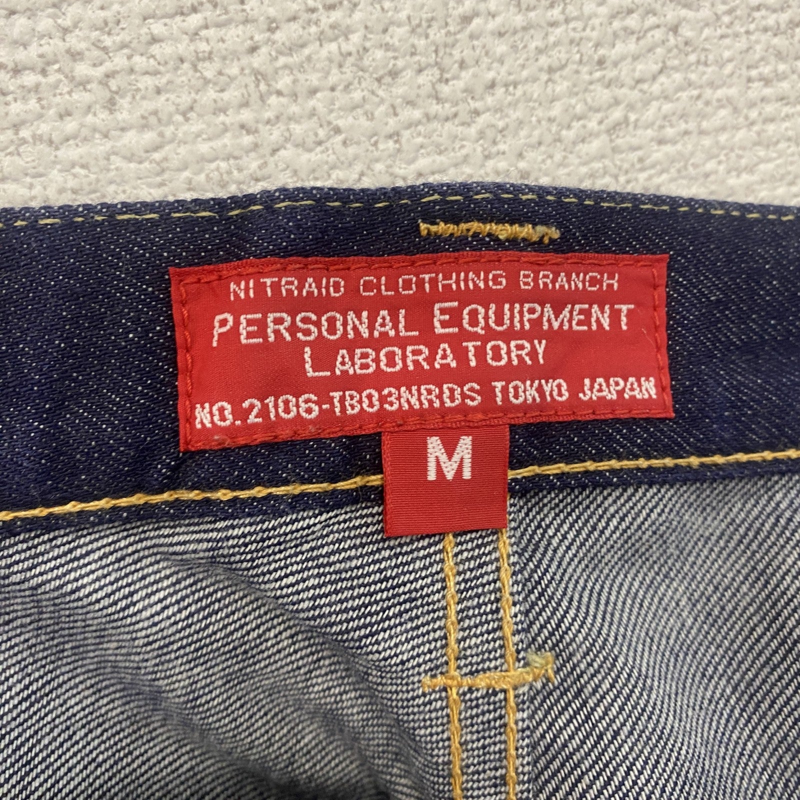 Nitraid　ナイトレイド　デニムパンツ/ジーンズ　ボタンフライ　インディゴ　Mサイズ