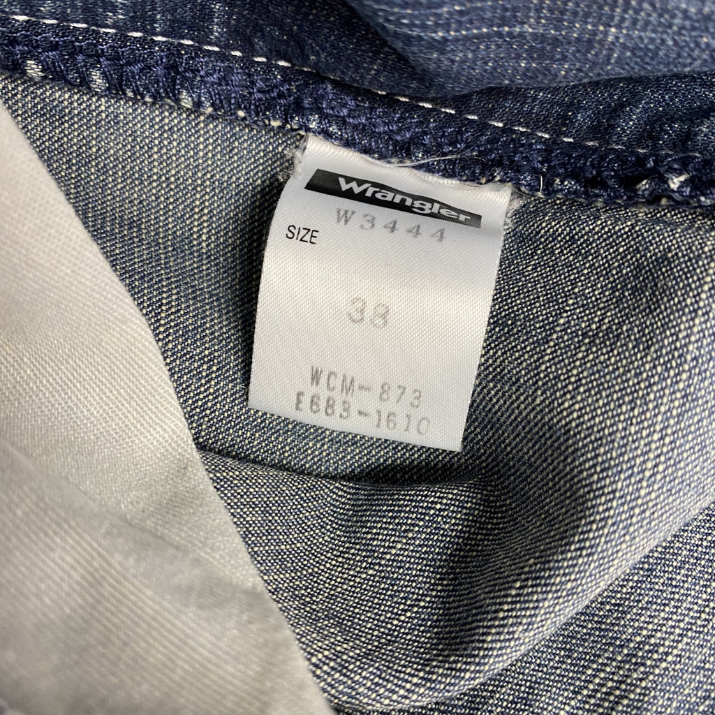 Wrangler　ラングラー　デニムパンツ/ジーンズ　ジップフライ　縦落ち　鬼ヒゲ　インディゴ　38サイズ