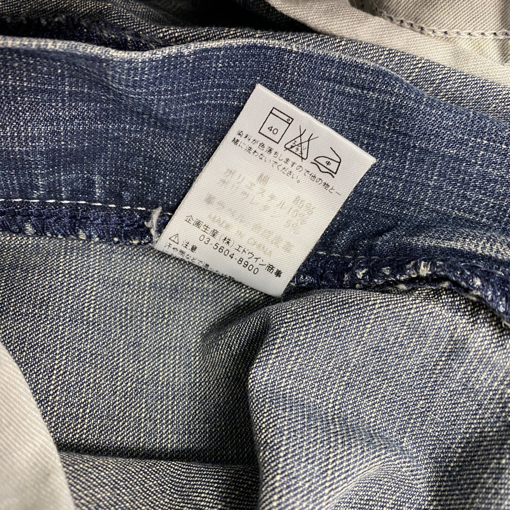 Wrangler　ラングラー　デニムパンツ/ジーンズ　ジップフライ　縦落ち　鬼ヒゲ　インディゴ　38サイズ