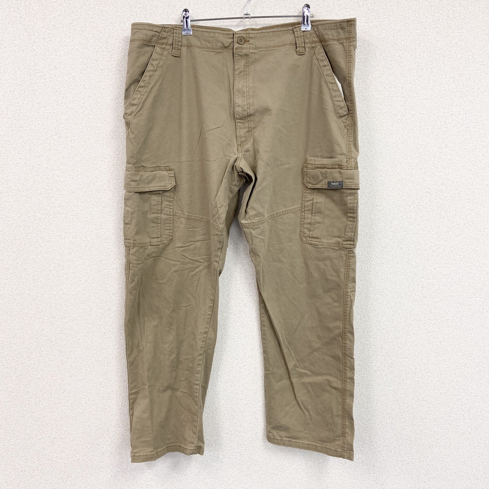 Wrangler　ラングラー　カーゴパンツ　6つポケット　ワンポイント　ベージュ　40サイズ