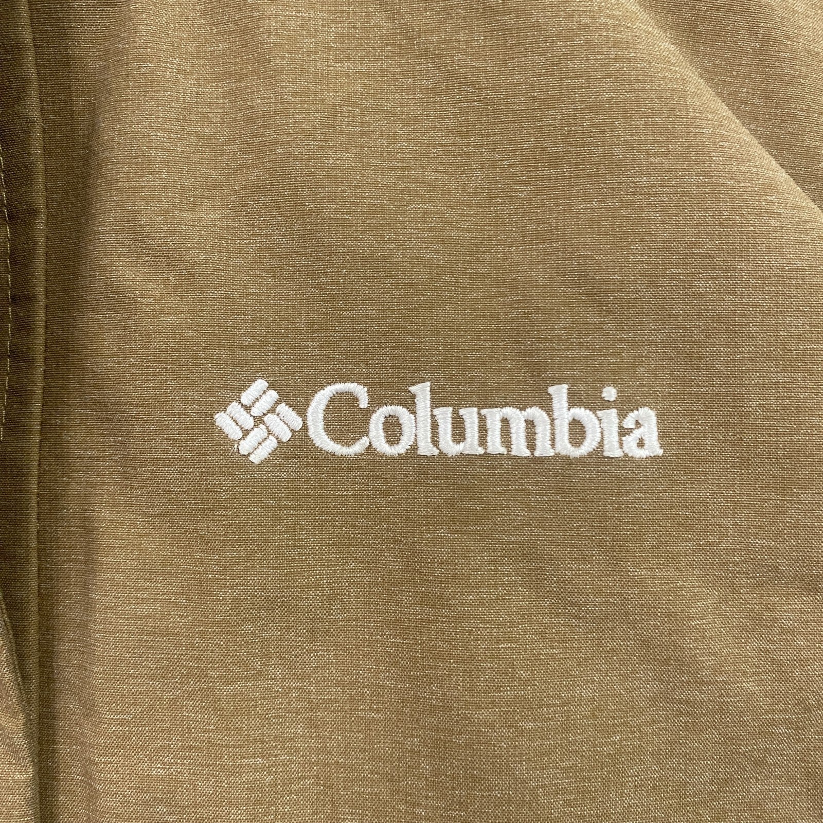 Columbia　コロンビア　ビューティフルヒルウィメンズジャケット　刺繍ロゴ　ベージュ　Sサイズ