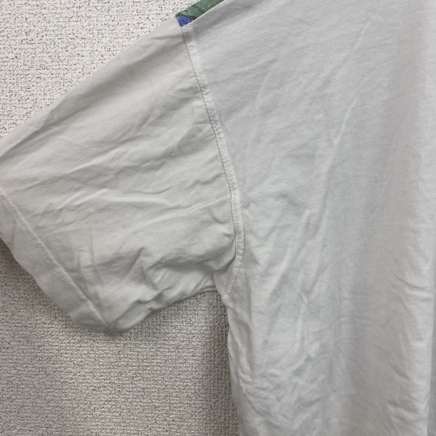 pass port　パスポート　半袖プリントTシャツ　白　ホワイト　Ｌサイズ