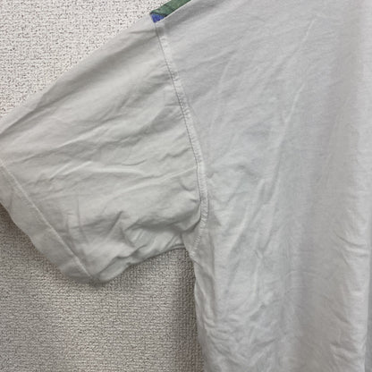 pass port　パスポート　半袖プリントTシャツ　白　ホワイト　Ｌサイズ