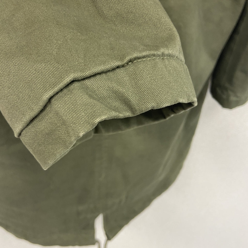 GAP　ギャップ　PRIMALOFT　モッズコート　ミリタリージャケット　ファー付き　カーキ　Sサイズ