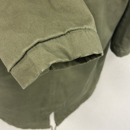 GAP　ギャップ　PRIMALOFT　モッズコート　ミリタリージャケット　ファー付き　カーキ　Sサイズ