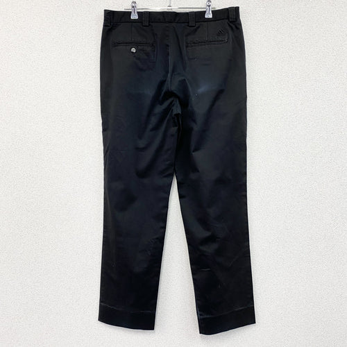 00s　adidas golf　アディダスゴルフ　チノパンツ　ジップフライ　無地　ヴィンテージ　黒　ブラック　91サイズ