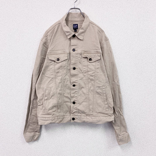 GAP　ギャップ　4thタイプ　トラッカージャケット　ベージュ　Lサイズ
