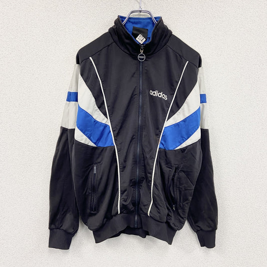 90s～　adidas　アディダス　トラックジャケット/ジャージ　ヴィンテージ　黒　ブラック