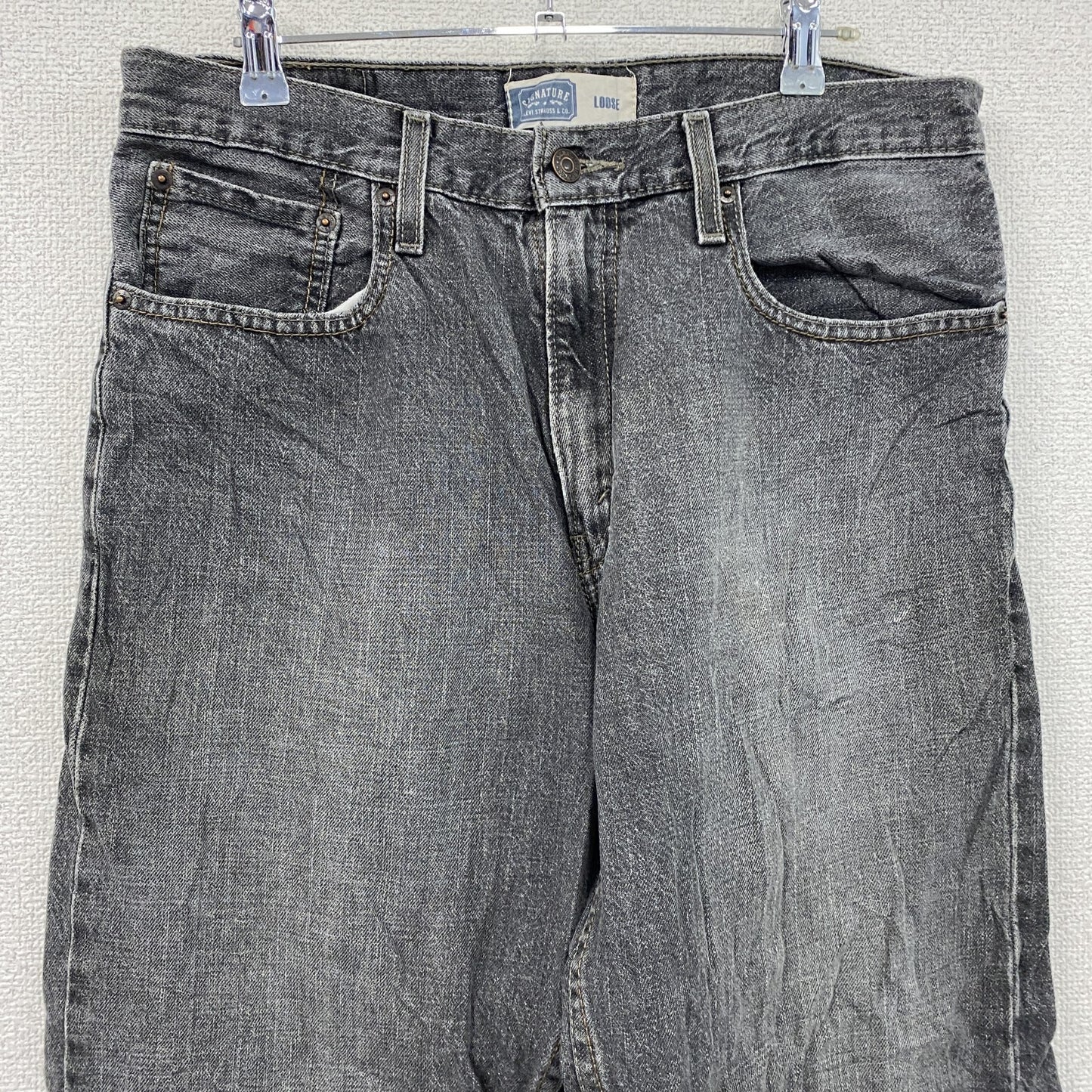 Levi’ｓ　リーバイス　デニムパンツ/ジーンズ　縦落ち　ジップフライ　ダークグレー　W32サイズ