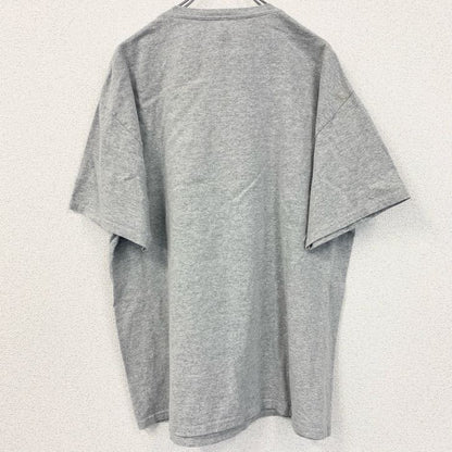 古着 used　champion チャンピオン　半袖プリントTシャツ　グレー　バスケ　クルーネック　レトロデザイン　XLサイズ