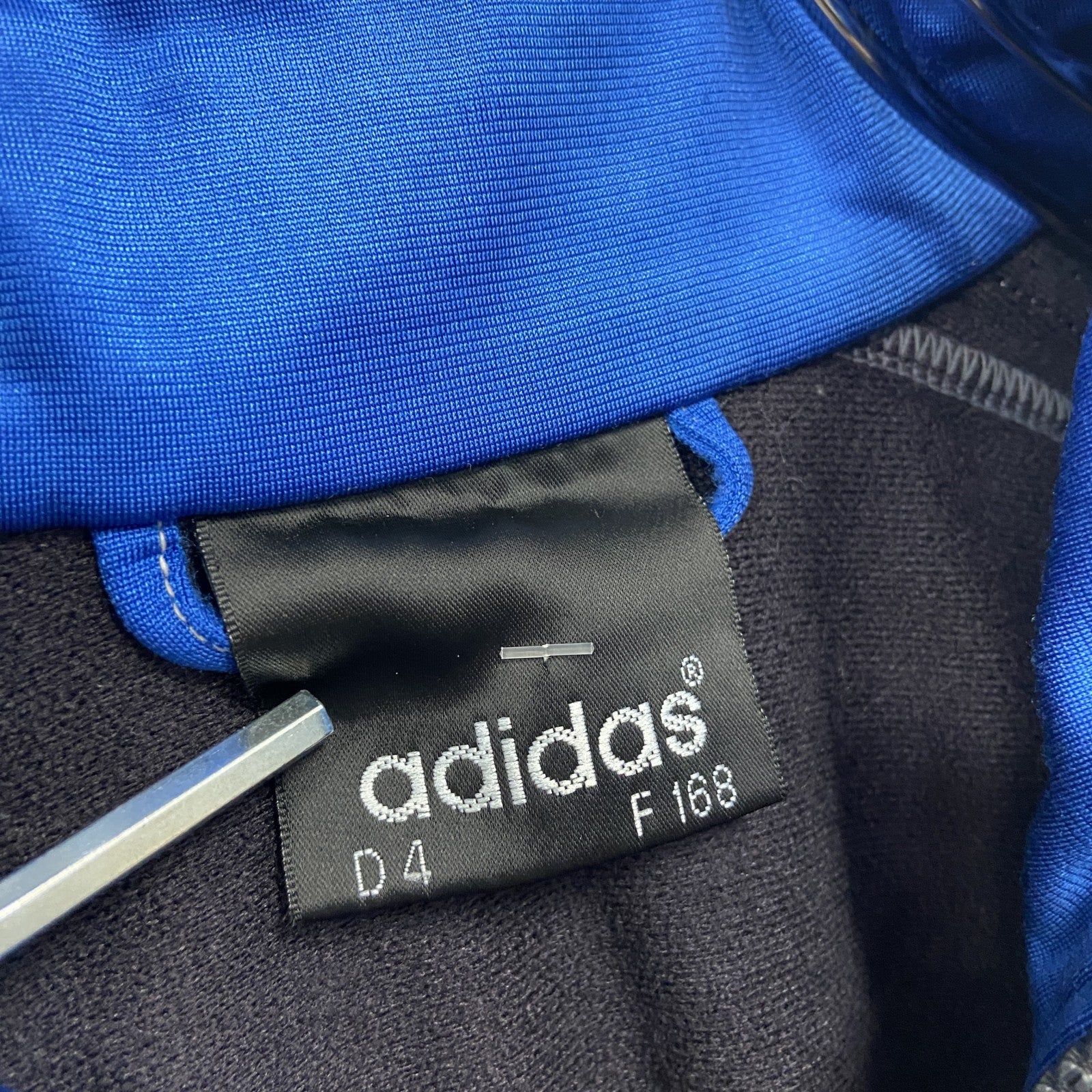 90s～　adidas　アディダス　トラックジャケット/ジャージ　ヴィンテージ　黒　ブラック