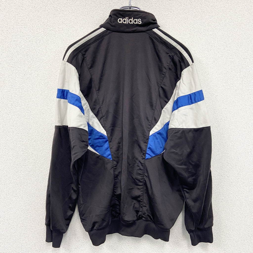 90s～　adidas　アディダス　トラックジャケット/ジャージ　ヴィンテージ　黒　ブラック