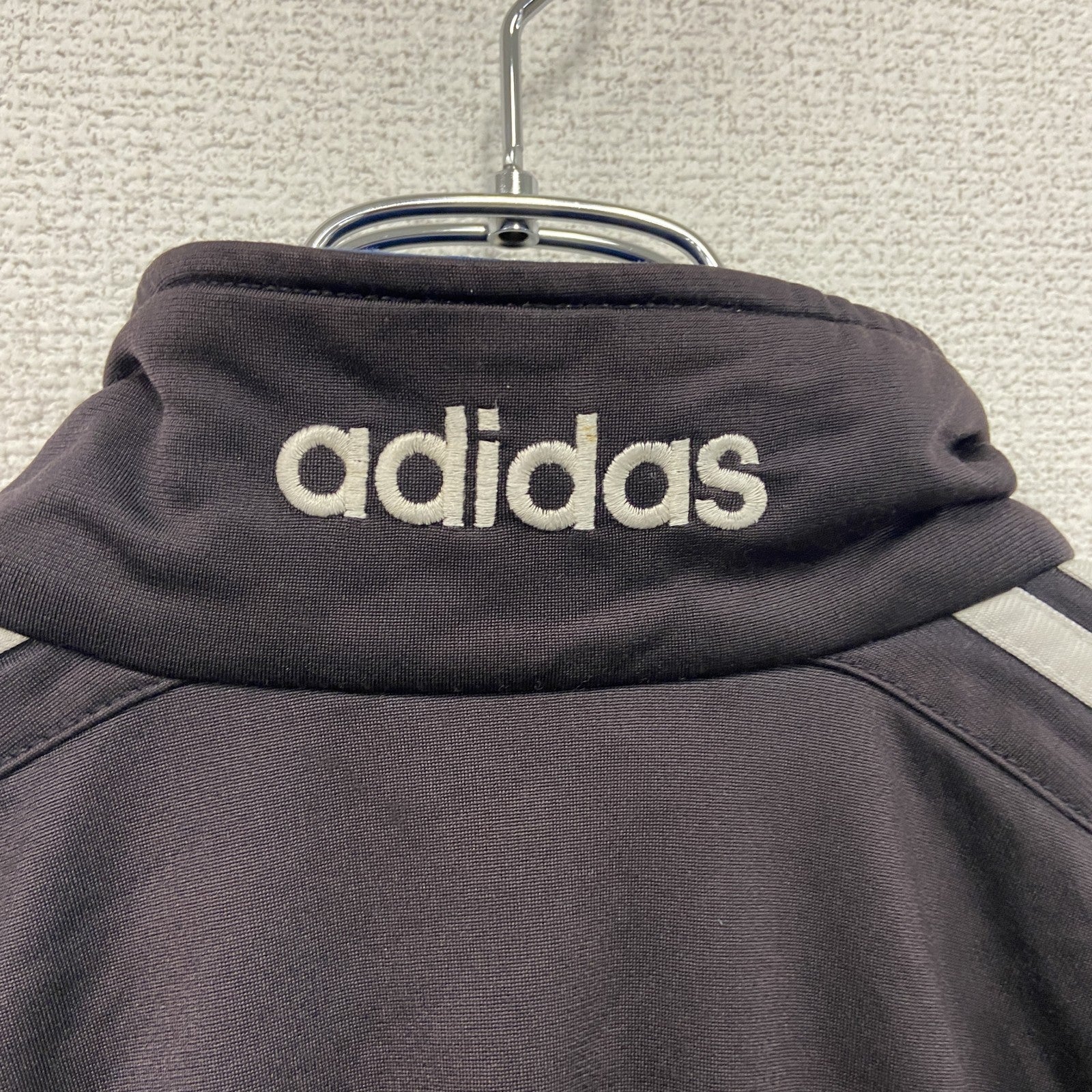 90s～　adidas　アディダス　トラックジャケット/ジャージ　ヴィンテージ　黒　ブラック