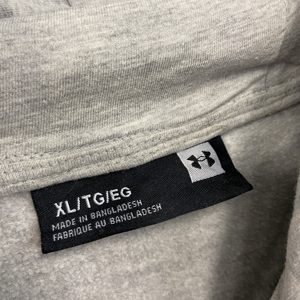 UNDER ARMOUR　アンダーアーマー　スウェットパーカー/フーディー　デカロゴ　灰色　グレー　XLサイズ