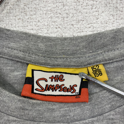 The Simpsons　ザ・シンプソンズ　半袖プリントTシャツ　グレー　152/158サイズ