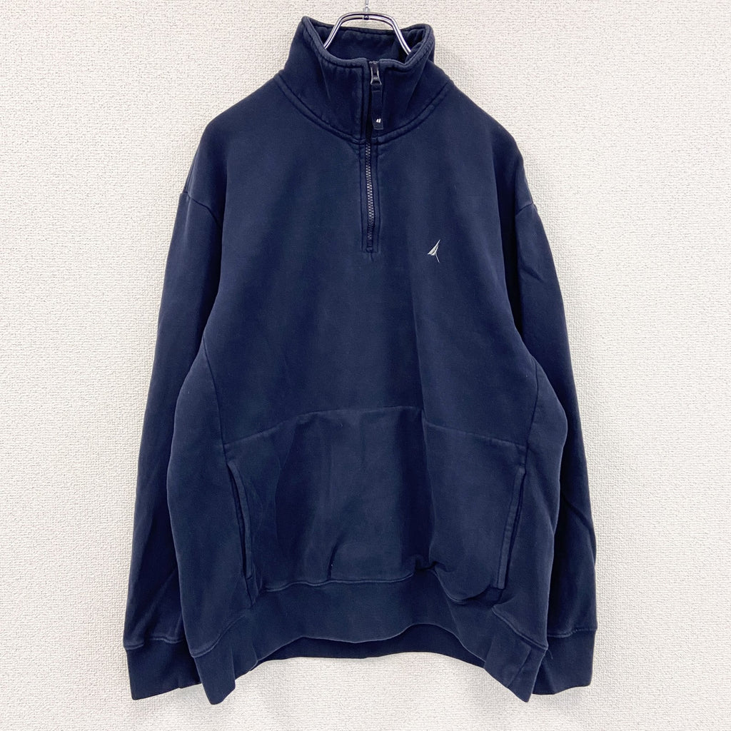 NAUTICA　ノーティカ　ハーフジップスウェット/トレーナー　紺　ネイビー　XLサイズ