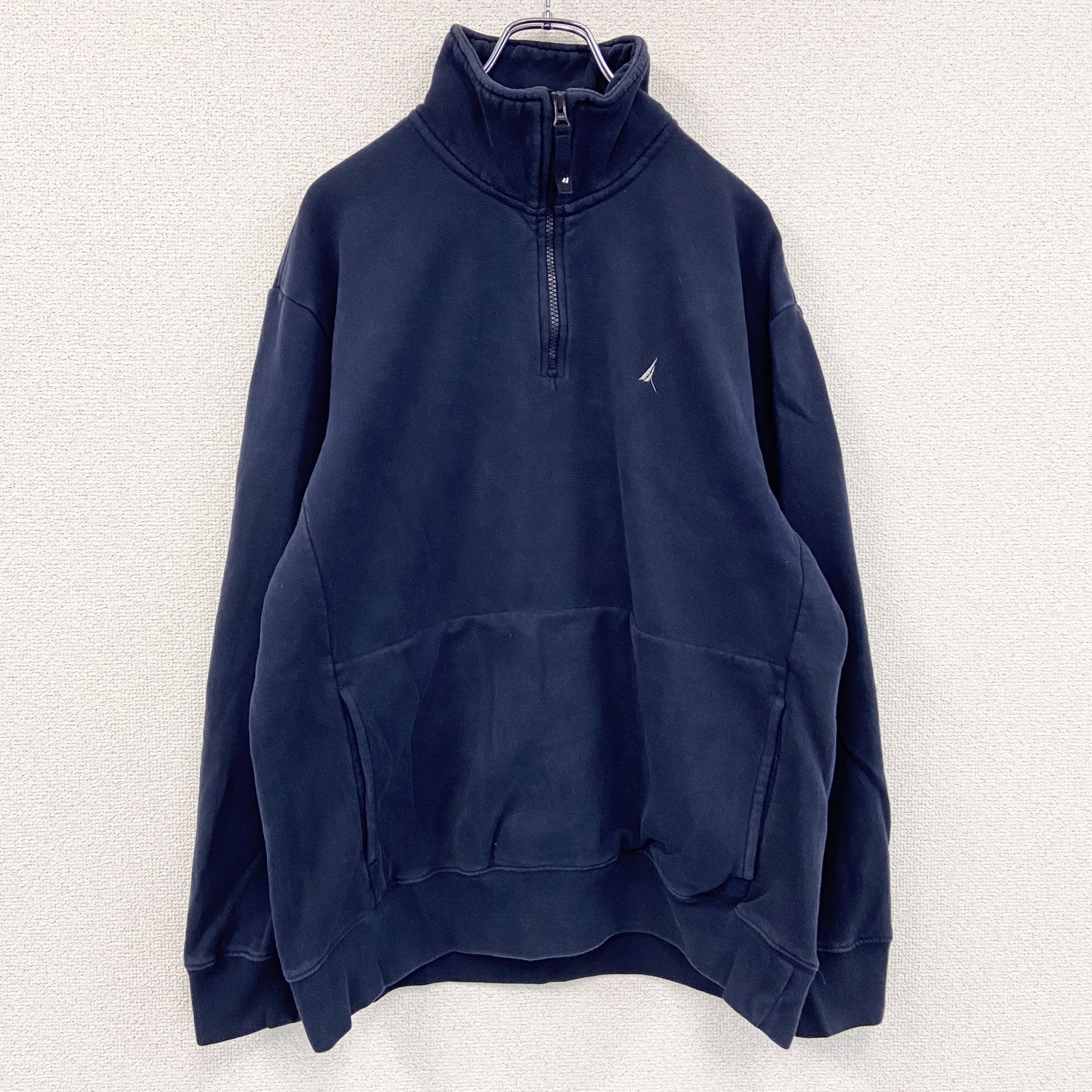NAUTICA　ノーティカ　ハーフジップスウェット/トレーナー　紺　ネイビー　XLサイズ