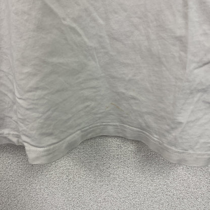 Tee time　半袖プリントフォトTシャツ　英字プリント　白　ホワイト　XLサイズ