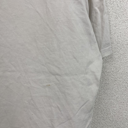 Tee time　半袖プリントフォトTシャツ　英字プリント　白　ホワイト　XLサイズ