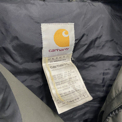 Carhartt　カーハート　ナイロンジャケット　オイルドジャケット　比翼仕立て　カーキ　Sサイズ