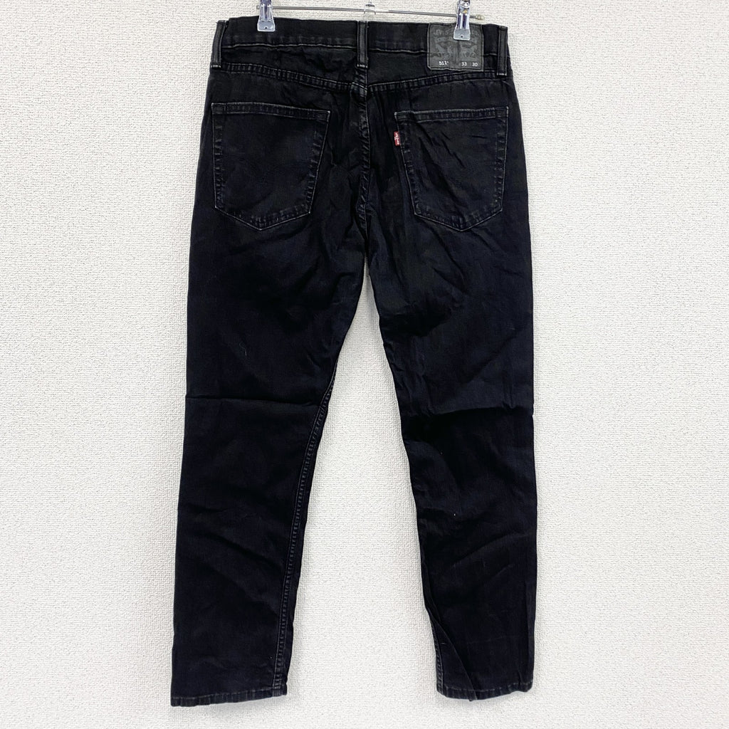 Levi’ｓ　リーバイス　511　デニムパンツ/ジーンズ　ジップフライ　黒　ブラック　W33サイズ