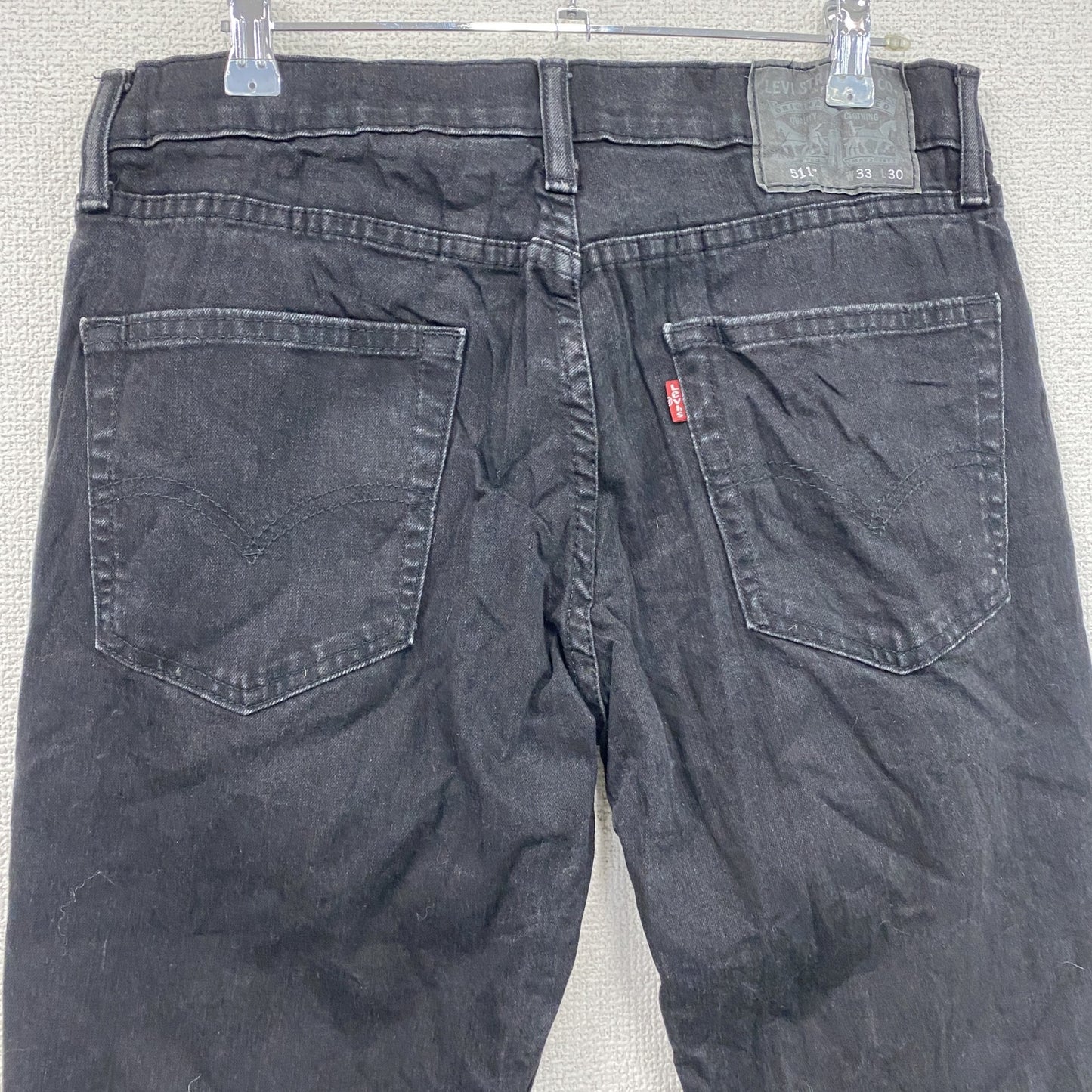 Levi’ｓ　リーバイス　511　デニムパンツ/ジーンズ　ジップフライ　黒　ブラック　W33サイズ