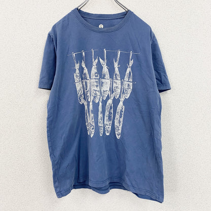 Goods of Desire　半袖プリントTシャツ　青　ブルー　Lサイズ