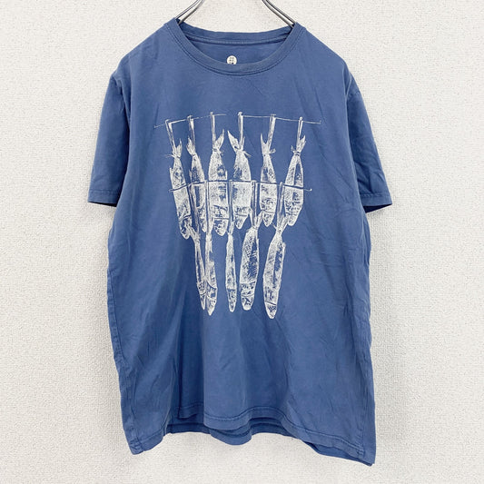 Goods of Desire　半袖プリントTシャツ　青　ブルー　Lサイズ