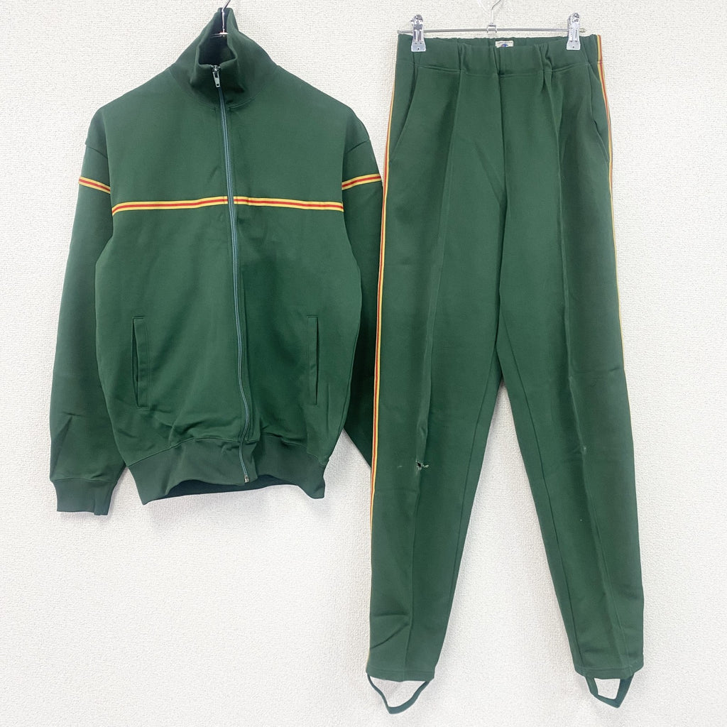 90s　Champion　チャンピオン　ジャージセットアップ　トラックジャケット　トラックパンツ　ヴィンテージ　深緑　ディープグリーン