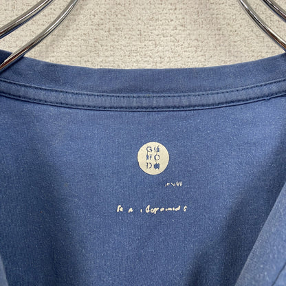 Goods of Desire　半袖プリントTシャツ　青　ブルー　Lサイズ