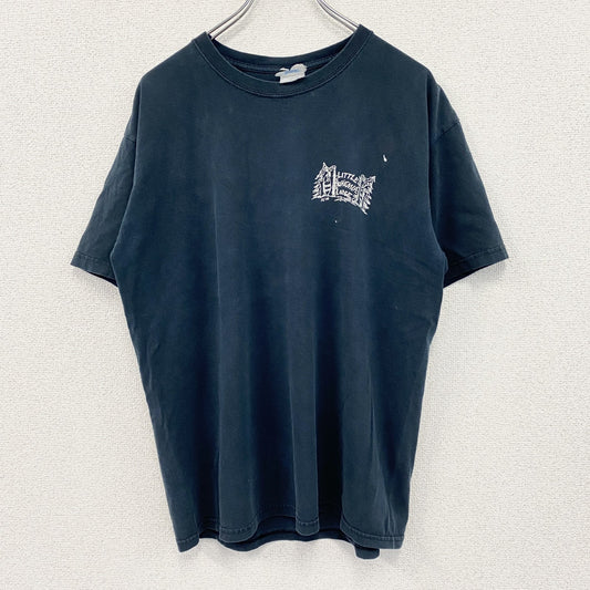 Little Bohemia Lodge　リトルボヘミアロッジ　半袖プリントTシャツ　黒　ブラック　Lサイズ