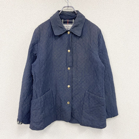 ～90s　Burberry’s　バーバリーズ　キルティングジャケット　ヴィンテージ　紺　ネイビー